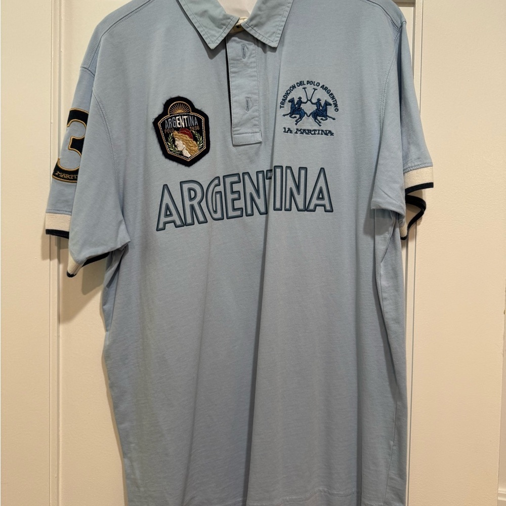 Light Blue Argentina Polo Shirt